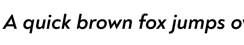 Preview of Noah Bold Italic font