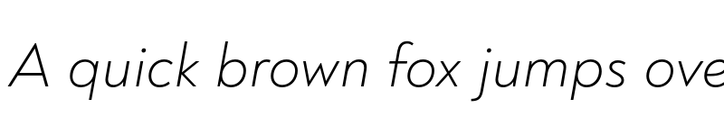 Preview of Noah Grotesque Light Italic font