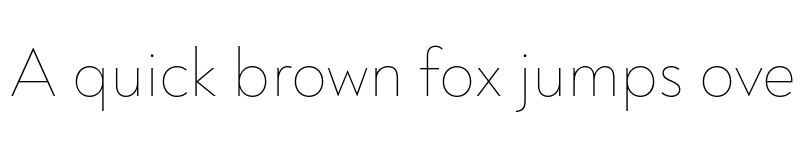 Preview of Noah Grotesque Thin font