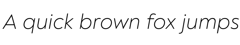 Preview of Noah Head Light Italic font