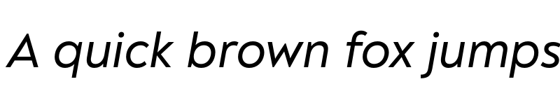 Preview of Noah Head Medium Italic font