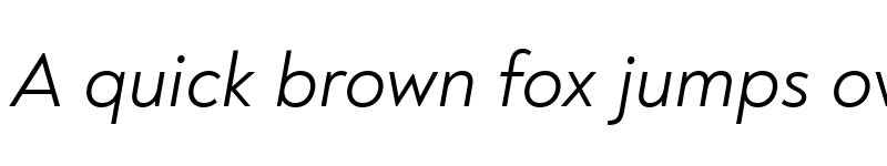 Preview of Noah Regular Italic font