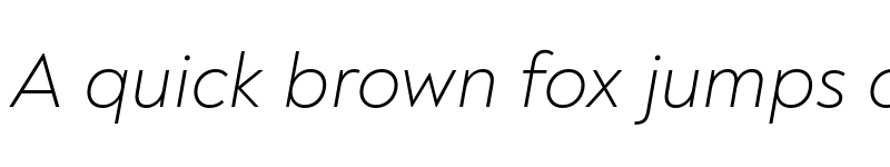 Preview of Noah Text Light Italic font