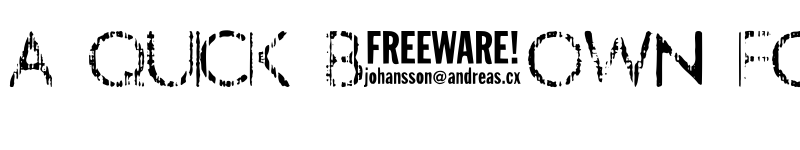 Preview of Nobby Regular font