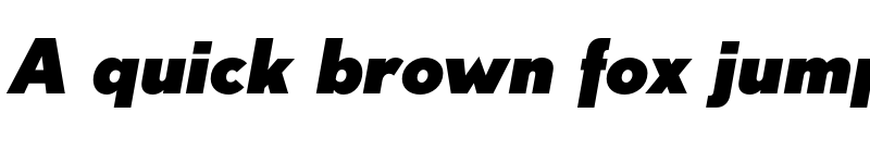 Preview of Nobel BlackItalic font