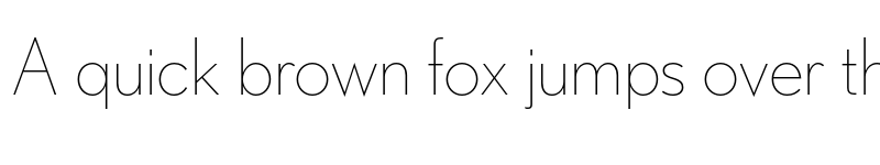 Preview of Nobel ExtraLight font