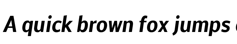 Preview of Nobile Bold Italic font