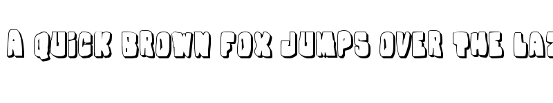 Preview of Nobody's Home 3D Regular font