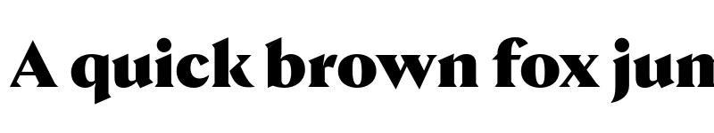 Preview of Nocturne Serif ExtraBold font