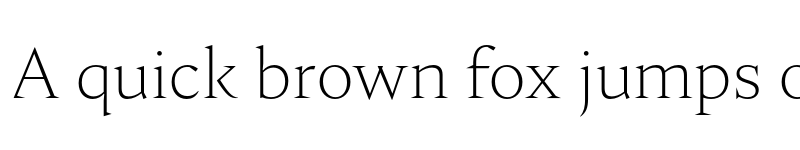 Preview of Nocturne Serif ExtraLight font