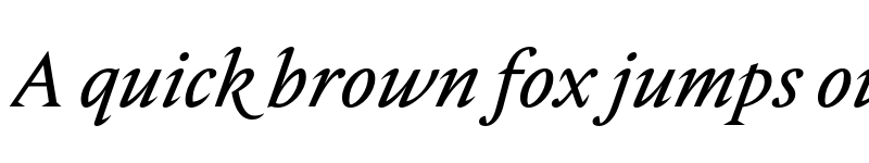 Preview of Nocturne Serif Regular Italic font