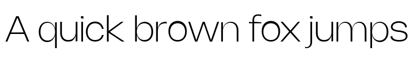 Preview of Nohemi Extra Light font