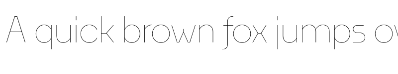 Preview of Noka Hairline font