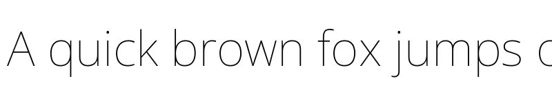 Preview of Nokora Thin font