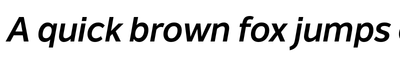 Preview of Nolan Next Bold Italic font