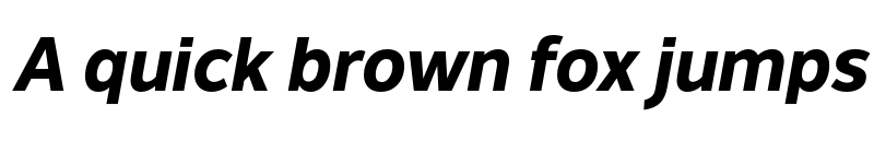 Preview of Nolan Next ExtraBold Italic font