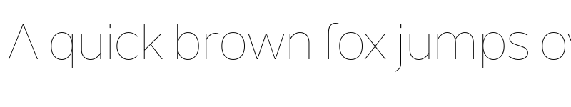 Preview of Nolan Next Thin font