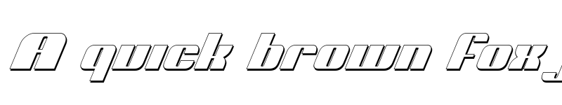 Preview of Nolo Contendre Shadow Italic Shadow Italic font