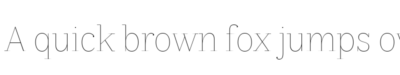 Preview of Nomada Didone Hairline font