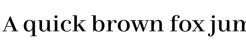 Preview of Nomada Didone Medium font