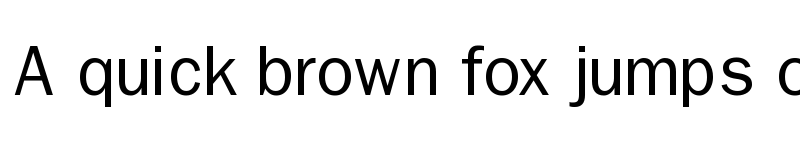 Preview of Nonserif Regular font