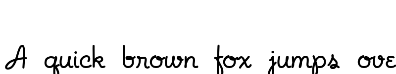 Preview of NoodleScript Regular font