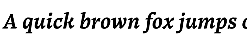 Preview of Noort Semibold Italic font