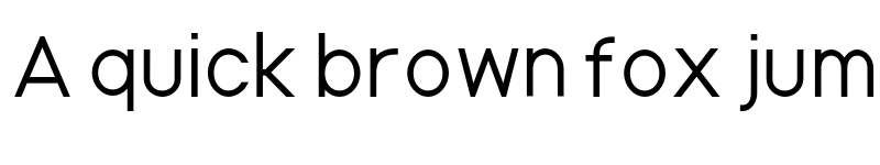 Preview of Nordica Advanced Regular font