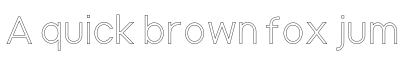 Preview of Nordica Advanced RegularOL font