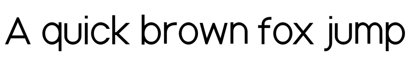 Preview of Nordica Thin font