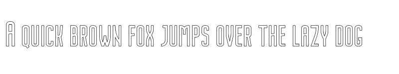 Preview of Nordin Free Outline font