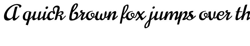 Preview of Norican Normal font