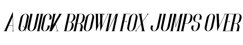 Preview of Norland Italic font