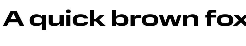 Preview of Normalidad Extended Bold font