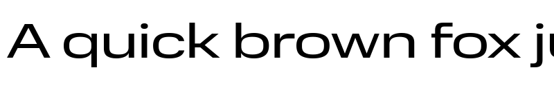 Preview of Normalidad Extended Regular font