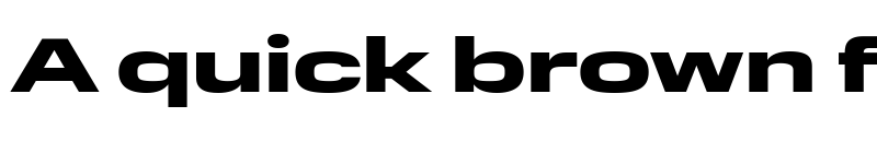 Preview of Normalidad UltraExtended Black font