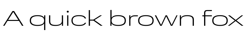 Preview of Normalidad UltraExtended Thin font