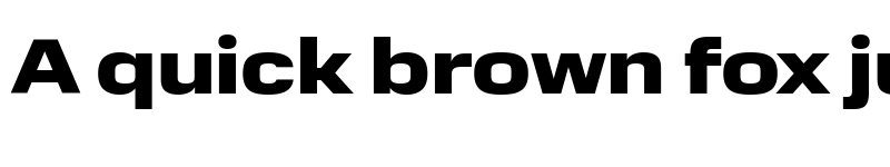 Preview of Normalidad Wide Black font