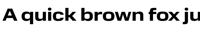 Preview of Normalidad Wide Bold font