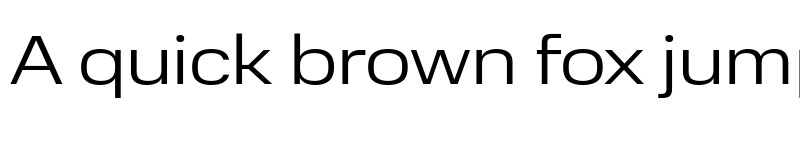 Preview of Normalidad Wide Light font