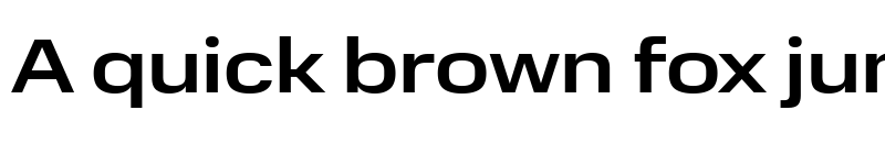 Preview of Normalidad Wide Medium font