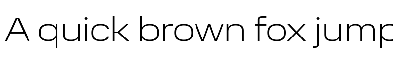 Preview of Normalidad Wide Thin font