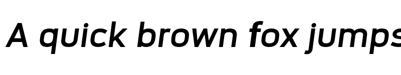 Preview of Normung BoldOblique font