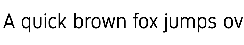 Preview of Normung Regular font