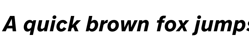 Preview of Nort Bold Italic font