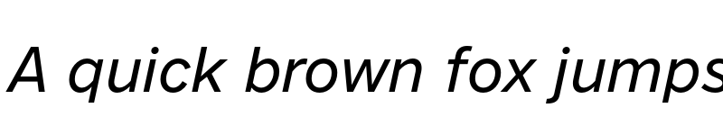 Preview of Nort Italic font