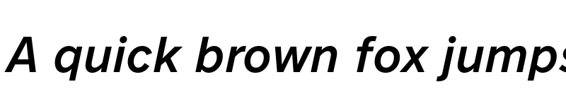 Preview of Nort Medium Italic font