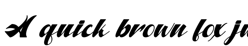 Preview of North Blue Italic font