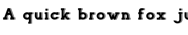 Preview of NORTHCLIFF Shadow font