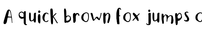 Preview of Note To Self Regular font